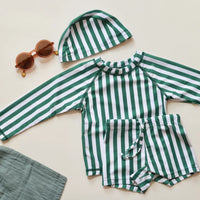 Load image into Gallery viewer, 2 Pieces Set Baby Kid Unisex Beach Dinosaur Cartoon Print Tops And Shorts Wholesale 230317269
