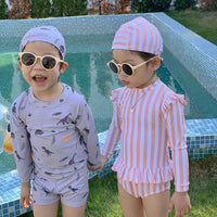 Load image into Gallery viewer, 2 Pieces Set Baby Kid Unisex Beach Dinosaur Cartoon Print Tops And Shorts Wholesale 230317269
