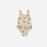 Load image into Gallery viewer, Baby Kid Girls Flower Animals Print Beach Rompers Swimwears Wholesale 230317310
