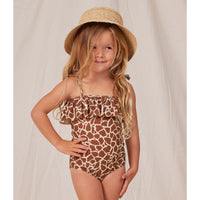 Load image into Gallery viewer, Baby Kid Girls Flower Animals Print Beach Rompers Swimwears Wholesale 230317310
