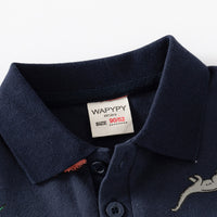 Load image into Gallery viewer, Baby Kid Boys Dinosaur Print Polo Shirts Wholesale 230317317
