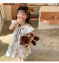 Load image into Gallery viewer, Baby Kid Girls Cartoon Print Dresses Wholesale 230317331
