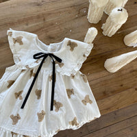 Load image into Gallery viewer, Baby Kid Girls Cartoon Print Dresses Wholesale 230317331
