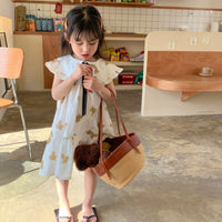 Load image into Gallery viewer, Baby Kid Girls Cartoon Print Dresses Wholesale 230317331
