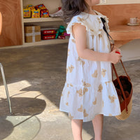 Load image into Gallery viewer, Baby Kid Girls Cartoon Print Dresses Wholesale 230317331
