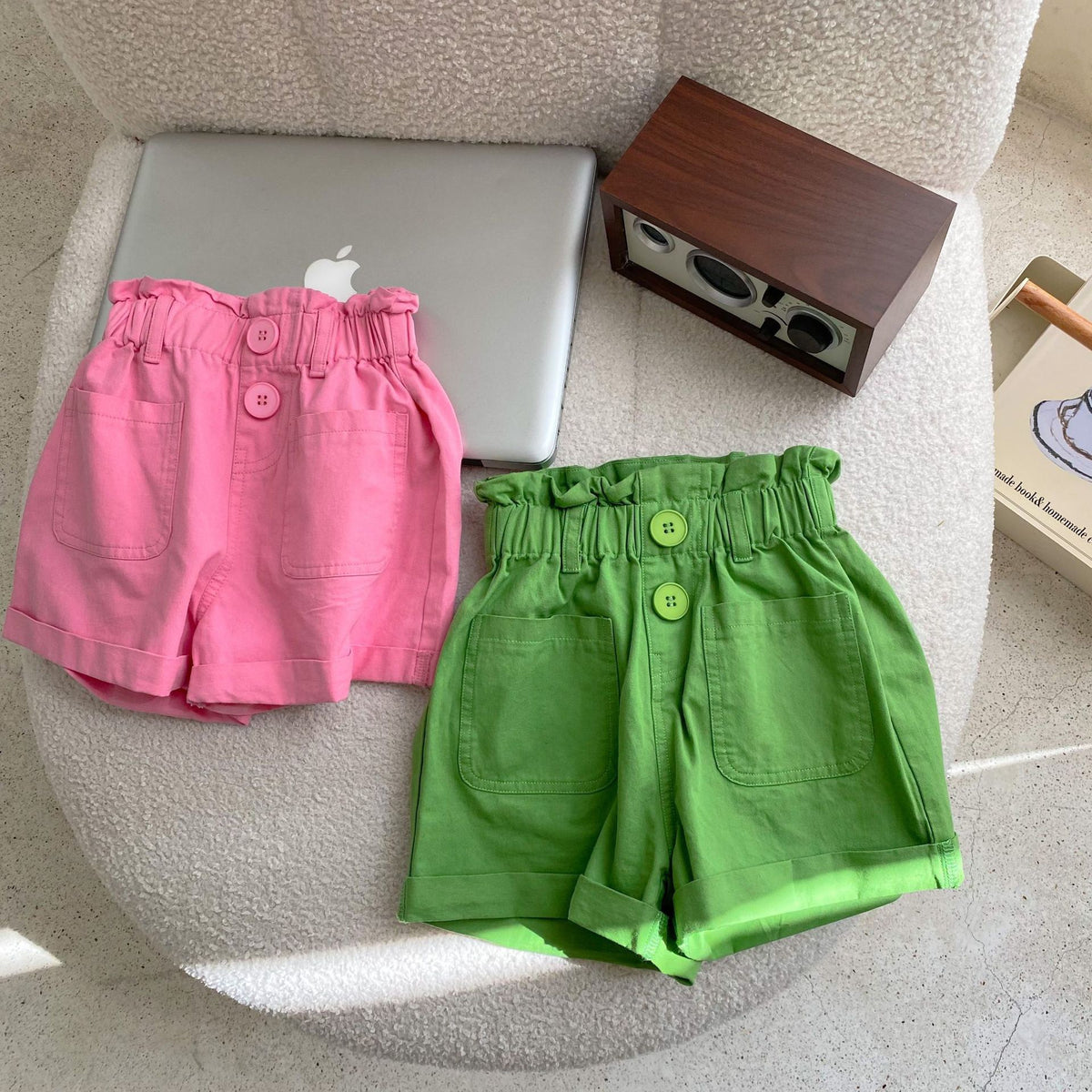 Baby Kid Girls Solid Color Shorts Wholesale 230317348