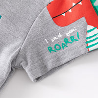 Load image into Gallery viewer, Baby Kid Boys Letters Dinosaur Print Polo Shirts Wholesale 230317379
