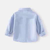 Load image into Gallery viewer, Baby Kid Boys Letters Cartoon Embroidered Shirts Wholesale 230317446
