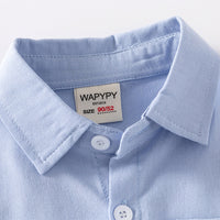 Load image into Gallery viewer, Baby Kid Boys Letters Cartoon Embroidered Shirts Wholesale 230317446
