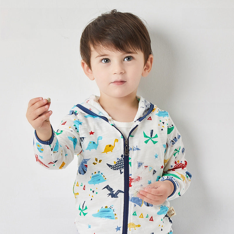 Baby Kid Unisex Cartoon Print Jackets Outwears Wholesale 230317461