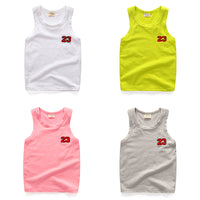 Load image into Gallery viewer, Baby Kid Boys Letters Embroidered Tank Tops Wholesale 230317476
