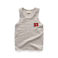 Load image into Gallery viewer, Baby Kid Boys Letters Embroidered Tank Tops Wholesale 230317476
