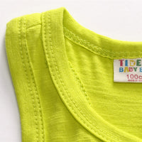 Load image into Gallery viewer, Baby Kid Boys Letters Embroidered Tank Tops Wholesale 230317476
