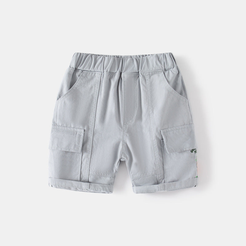 Baby Kid Boys Solid Color Shorts Wholesale 230317484