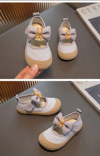 Load image into Gallery viewer, Baby Kid Girls Color-blocking Bow Shoes Wholesale 230321134
