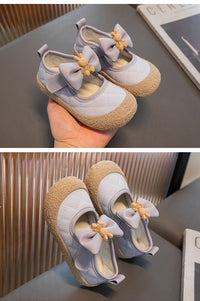 Load image into Gallery viewer, Baby Kid Girls Color-blocking Bow Shoes Wholesale 230321134

