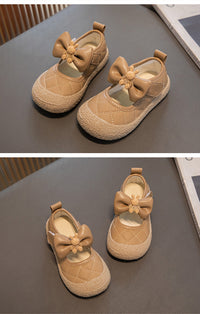 Load image into Gallery viewer, Baby Kid Girls Color-blocking Bow Shoes Wholesale 230321134
