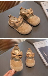 Load image into Gallery viewer, Baby Kid Girls Color-blocking Bow Shoes Wholesale 230321134
