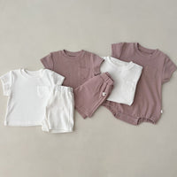 Load image into Gallery viewer, Baby Unisex Solid Color Tops Wholesale 230321185
