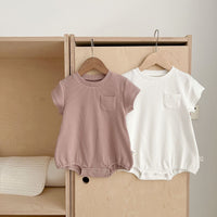 Load image into Gallery viewer, Baby Unisex Solid Color Tops Wholesale 230321185
