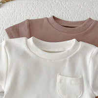 Load image into Gallery viewer, Baby Unisex Solid Color Tops Wholesale 230321185
