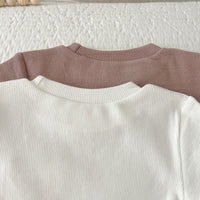 Load image into Gallery viewer, Baby Unisex Solid Color Tops Wholesale 230321185
