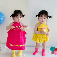 Load image into Gallery viewer, Baby Girls Print Dresses Wholesale 230321234
