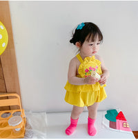 Load image into Gallery viewer, Baby Girls Print Dresses Wholesale 230321234
