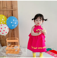 Load image into Gallery viewer, Baby Girls Print Dresses Wholesale 230321234
