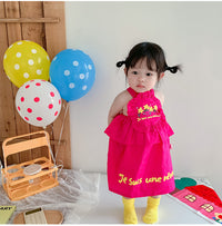 Load image into Gallery viewer, Baby Girls Print Dresses Wholesale 230321234
