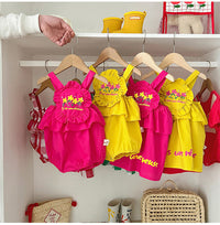 Load image into Gallery viewer, Baby Girls Print Dresses Wholesale 230321234
