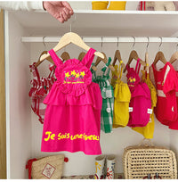 Load image into Gallery viewer, Baby Girls Print Dresses Wholesale 230321234
