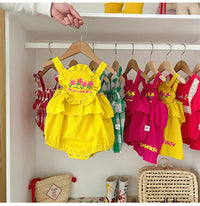 Load image into Gallery viewer, Baby Girls Print Dresses Wholesale 230321234
