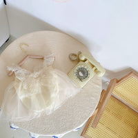 Load image into Gallery viewer, Baby Girls Wings Lace Rompers Wholesale 230321264
