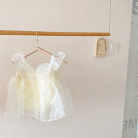 Load image into Gallery viewer, Baby Girls Wings Lace Rompers Wholesale 230321264
