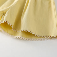 Load image into Gallery viewer, 2 Pieces Set Baby Kid Girls Flower Embroidered Tops And Shorts Wholesale 230321303
