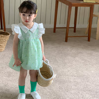 Load image into Gallery viewer, Baby Kid Girls Color-blocking Fruit Print Dresses Wholesale 230321330
