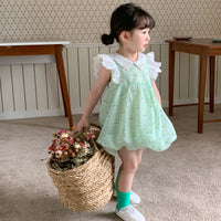 Load image into Gallery viewer, Baby Kid Girls Color-blocking Fruit Print Dresses Wholesale 230321330
