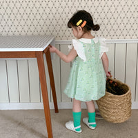 Load image into Gallery viewer, Baby Kid Girls Color-blocking Fruit Print Dresses Wholesale 230321330
