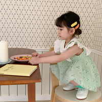 Load image into Gallery viewer, Baby Kid Girls Color-blocking Fruit Print Dresses Wholesale 230321330
