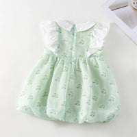 Load image into Gallery viewer, Baby Kid Girls Color-blocking Fruit Print Dresses Wholesale 230321330
