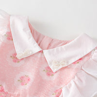 Load image into Gallery viewer, Baby Kid Girls Color-blocking Fruit Print Dresses Wholesale 230321330
