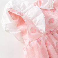 Load image into Gallery viewer, Baby Kid Girls Color-blocking Fruit Print Dresses Wholesale 230321330
