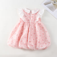 Load image into Gallery viewer, Baby Kid Girls Color-blocking Fruit Print Dresses Wholesale 230321330
