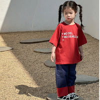 Load image into Gallery viewer, Baby Kid Girls Letters T-Shirts Wholesale 230321407
