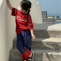 Load image into Gallery viewer, Baby Kid Girls Letters T-Shirts Wholesale 230321407
