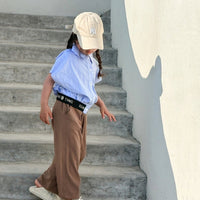 Load image into Gallery viewer, Baby Kid Girls Striped Letters Tops Wholesale 230321408
