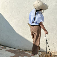 Load image into Gallery viewer, Baby Kid Girls Striped Letters Tops Wholesale 230321408
