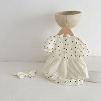 Load image into Gallery viewer, Baby Girls Polka dots Rompers Wholesale 230321409
