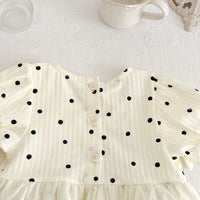 Load image into Gallery viewer, Baby Girls Polka dots Rompers Wholesale 230321409
